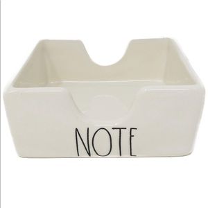 Rae Dunn “NOTE” desk or note organizer